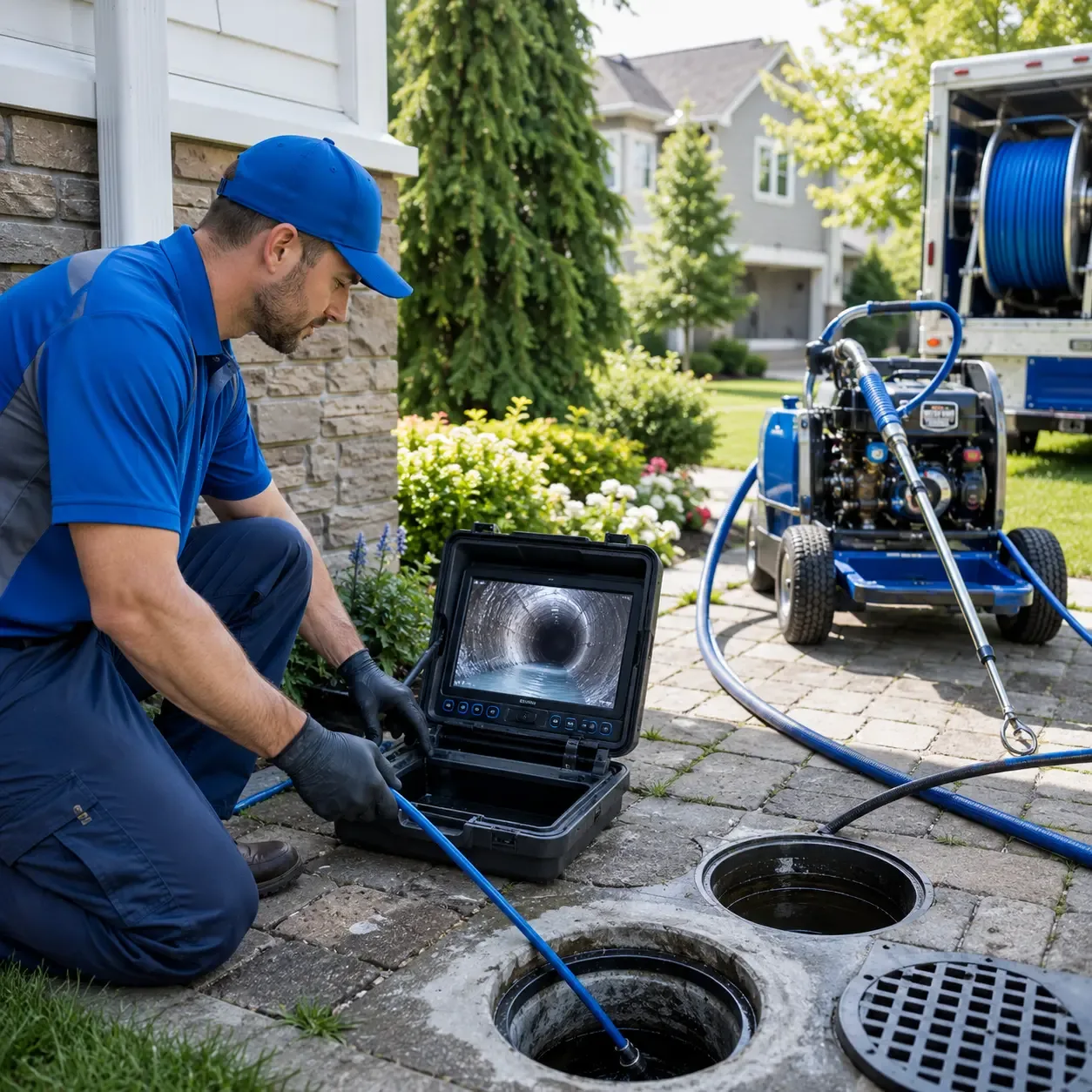 Outdoor drain cleaning professionals serving Sandy Springs, GA